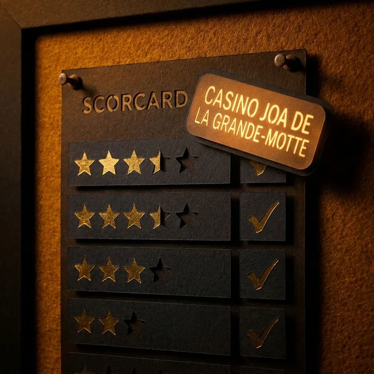 Page principale du casino en ligne: Casino JOA de La Grande-Motte